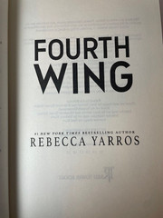 Fourth Wing HC Rebecca Yarros Red Tower Books Empyrean Series Fantasy Hardcover