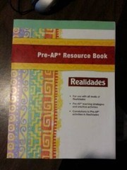 Realidades Pre-AP Resource Book Pearson 2014 – Paperback By Pearson – GOOD