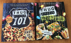 Thug Kitchen Cookbooks Lot of 2 Books Party Grub & 101 Plant Based Vegetarian
