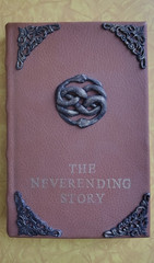 Neverending Story Book Michael Ende Leatherbound Hardcover Auryn Bastian Atreyu