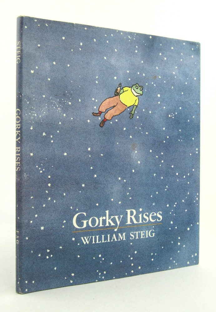 GORKY RISES William Steig 1980 First Edition Farrar Straus Giroux HBDJ EXC
