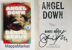 SIGNED Angel Down by Daniel Kraus 1st/1st (2025, Hardcover) TRUE FIRST EDITION