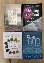 Book Lot 4 Christian Devotionals Joyce Meyer Max Lucado Daily Prayer Healing
