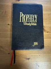 1997 Prophecy Study Bible John Hagee Ministries NKJV Black Bonded Leather