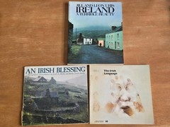 IRELAND a Terrible Beauty, An Itish Blessing, Irish Language (3) Books