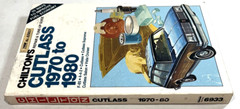 Chilton 6933 Repair & Tune-Up Guide Cutlass 1970 To 1980
