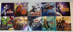 Marvel Avengers Adventure Library 10 Book Set with Storage Box 4.5”x4.5” Kids