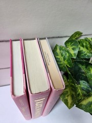 Light Pink Book Bundle: Girly Room Decor, Staging Books- Set of 3