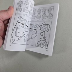 Grumpy Cat Spot‑the‑Differences Coloring Book – 4″ × 6″ – 62 Pages – Dover