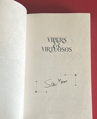 Vipers & Virtuosos Deluxe Edition by Sav R. Miller Monsters & Muses Signed