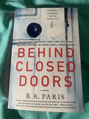 Behind Closed Doors B A Paris Like New Trade Paperback