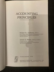 Accounting principles (Willard J. Graham Series In Accounting) 1979 (HC)