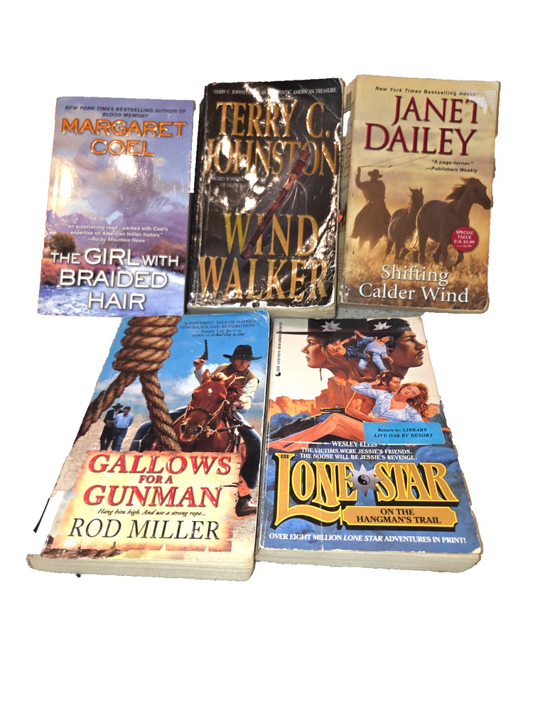 Westerns Bundle #2 (Pocketbook) Five Different Pocketbooks, see inside