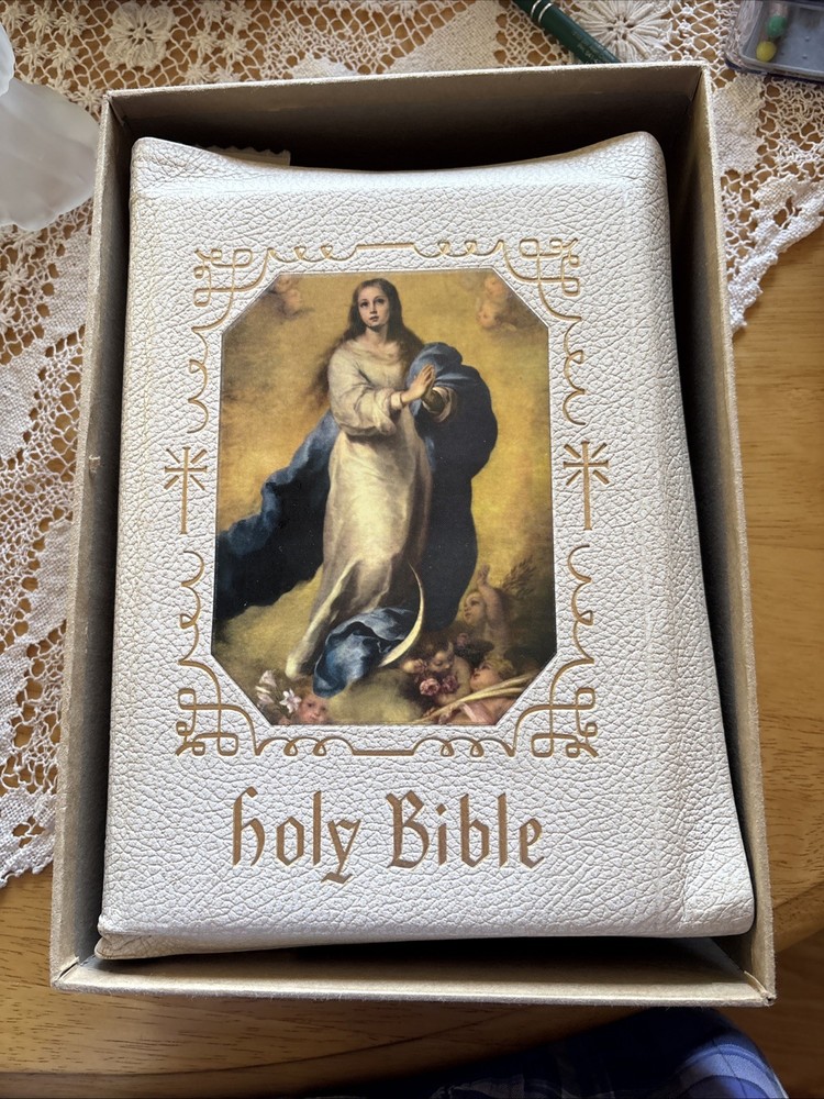 HOLY BIBLE 1960 Catholic Press HOLY ANGELS DELUXE EDITION Illustrated