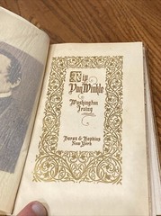 Antique RIP-VAN WINKLE BY WASHINGTON IRVIN HARD COVER BORSE & HOPKINS 47 Pages