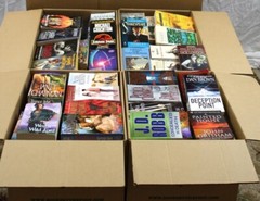 Unsorted Books 70 LBS~Pounds Lot New/ Used ,Hardcover/(DJ)/Paperback/Box 50~80