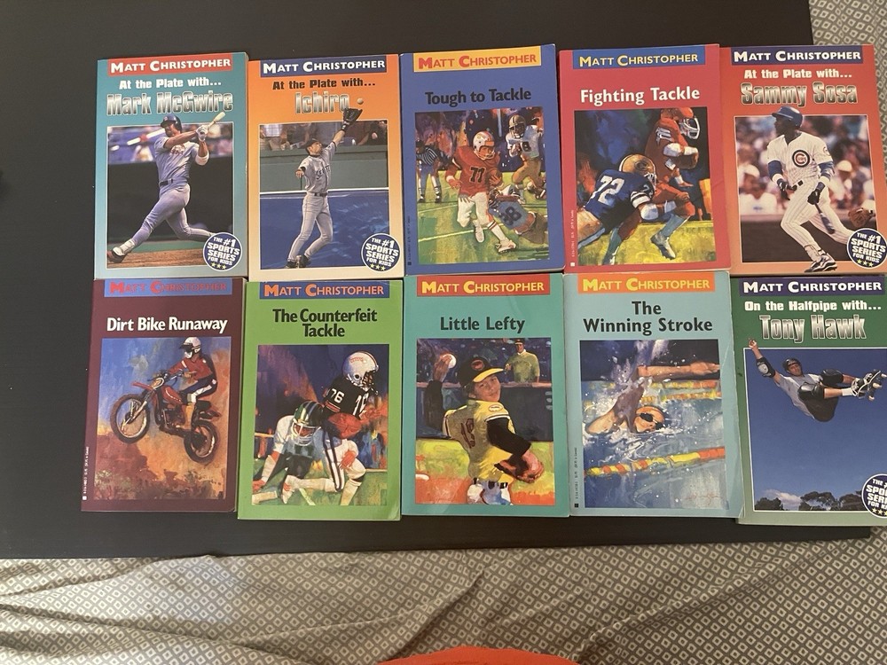 matt Christopher books lot of 10