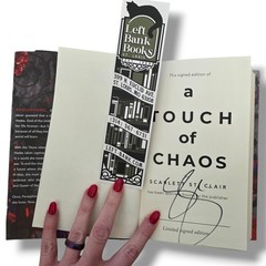 Scarlett St. Clair SIGNED A Touch of Chaos 1st EDITION hardcover book RARE Dust