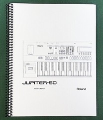 Roland Jupiter-50 Owner’s Instruction Manual: 108 Pages & Protective Covers!