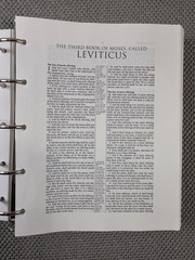 King James Version Holy Bible Hendrickson Publishers 2006 5 Ring Binder