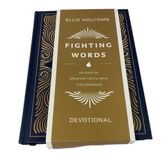 Fighting Words Ellie Holcomb Devotional Hardcover Christian Book Journal 100