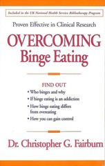 Overcoming Binge Eating, First Edition – paperback Fairburn, Christopher