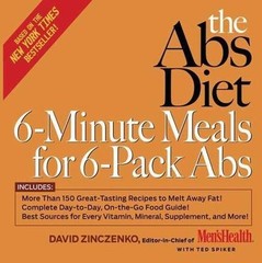 The Abs Diet 6-Minute Meals for 6-Pack A- hardcover, David Zinczenko, 1594865469
