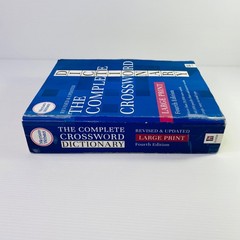 The Complete Crossword Dictionary LARGE PRINT Fourth 4th Edition 9781488934469