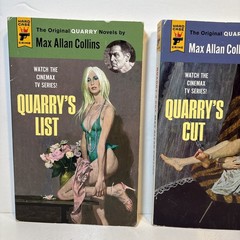 Quarry Novels Hard Case Crime Paperback Lot Max Allan Collins List, Cut, Vote