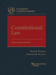 Law School Constitutional Law Textbook