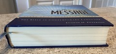 The Message Bible Large Print Numbered Edition Contemporary Language Hardcover