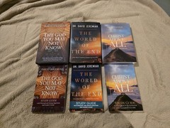 Dr David Jeremiah Hardcover W Dust Jackes Book Lot With Study Guide