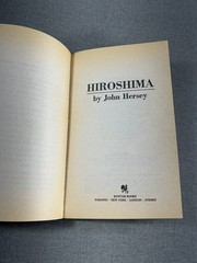 Hiroshima John Hersey 1981 Paperback Historical Nonfiction Bantam Books
