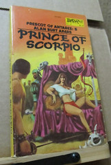 DRAY PRESCOT #5: PRINCE OF SCORPIO Alan Burt Akers (DAW 1974) Sci-Fi VTG PB VG+