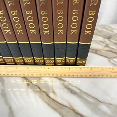 World Book Encyclopedia Year Book 2000-2009 HB Historical Reference Set of 10