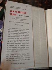 San Francisco 49ers By Dan Mcquire 1960 First Edition