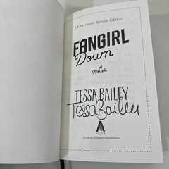 SIGNED Fangirl Down Tessa Bailey LitJoy Crate Special Edition 1st Ed 2024 HCDJ