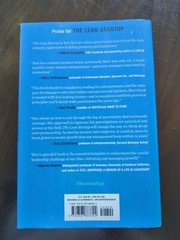 The Lean Startup by Eric Ries (2011,Board Book)