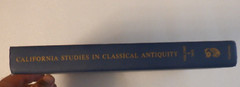 California Studies in Classical Antiquity Volume 8; VERY GOOD 1976 HC, FREE SHIP