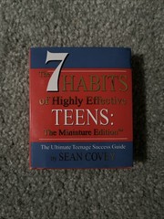 7 Habits of Highly Effective Teens : Miniature Book by Sean Covey 2003 Hardcover