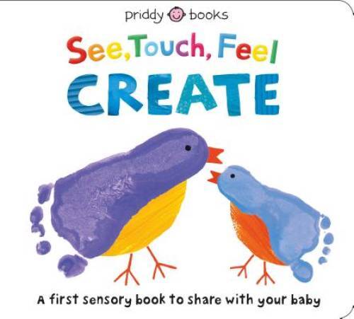 See, Touch, Feel: Create: A Creative Play Book – Board book – GOOD