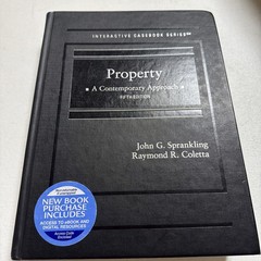 Property: A Contemporary – Hardcover, by Sprankling John; Coletta FIFTH EDITION