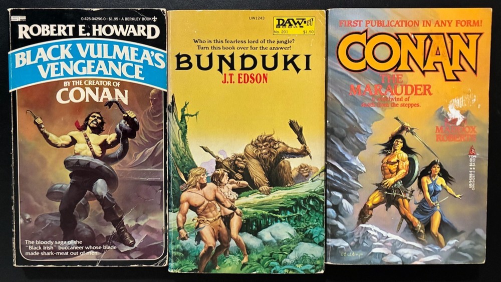 Bunduki Conan the Marauder Black Vulmea’s Vengeance Strongman Fantasy Vintage PB
