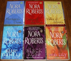 NORA ROBERTS lot of 6 PBs Complete In the Garden and Circle Trilogies *FreeShip!