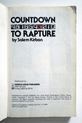 Countdown to Rapture – Salem Kirban, 1977 sc, Harvest House