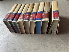Zane Grey Western Novels Walter J Black Edition. Lot Of 9 – Hardcover Books