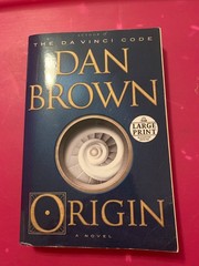 Origin by Dan Brown (2018, Trade Paperback) Large Print Edition