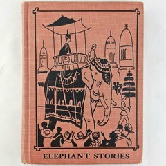Elephant Stories In Basic Vocabulary 1956 Ex-Libris Hardcover Tacoma School Dist