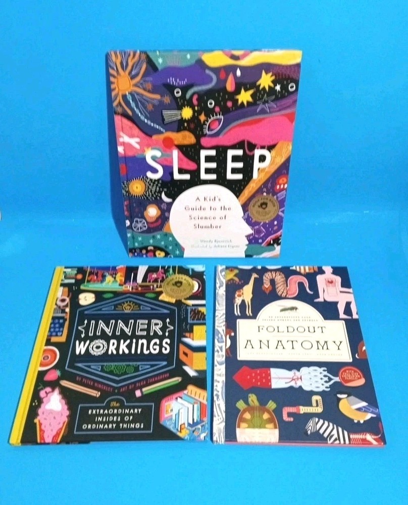 Kids Learning Bushel & Peck Foldout Anatomy – Inner Workings – Sleep Lot 3 Books