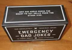 Emergency Dad Jokes – Cards By Brass Monkey – VERY GOOD
